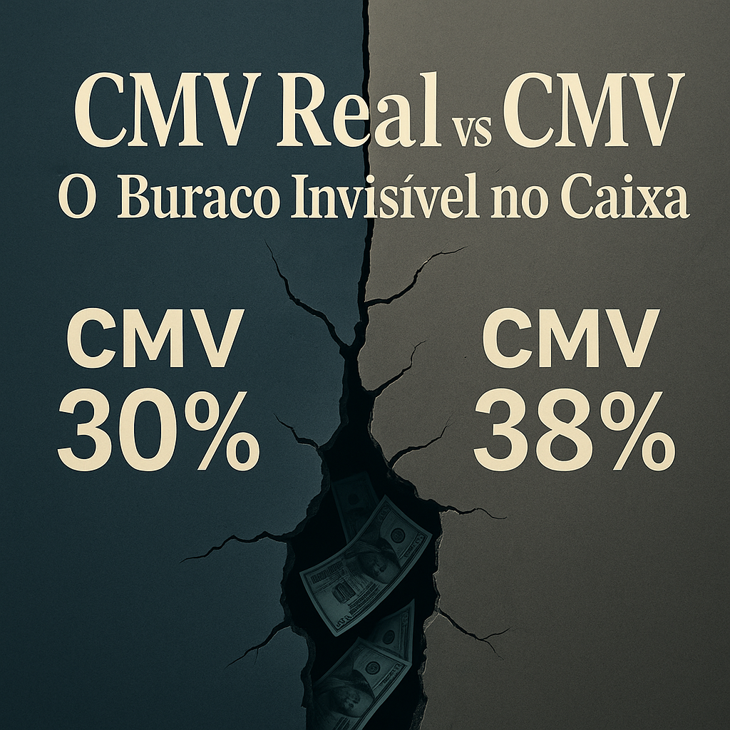 controle de estoque CMV restaurante