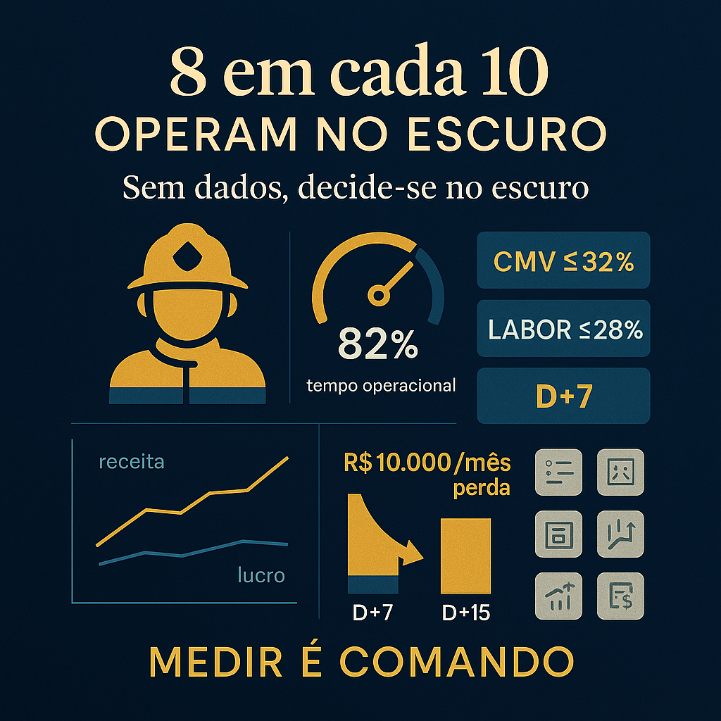 gestão financeira restaurante sem dados