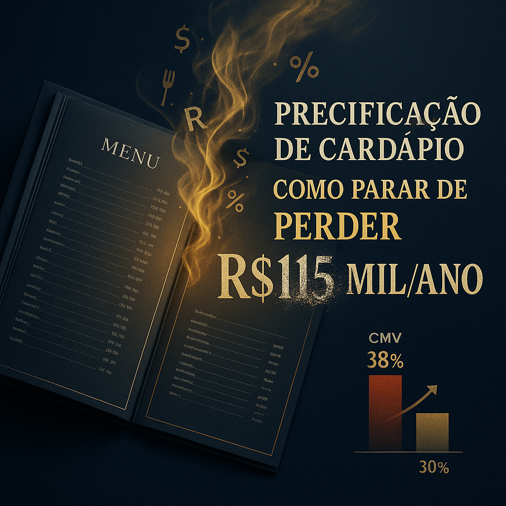 cardápio restaurante precificação