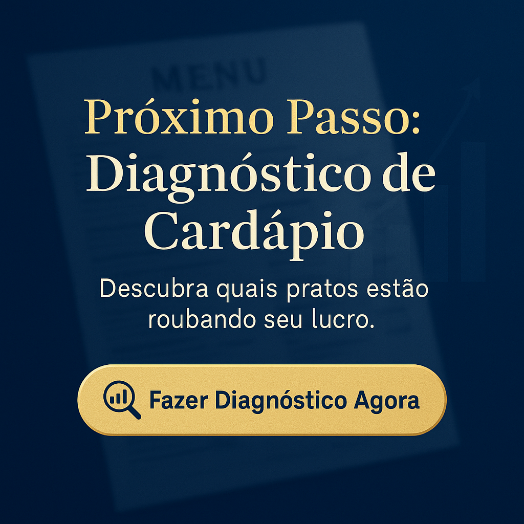 gestão financeira restaurante cardápio