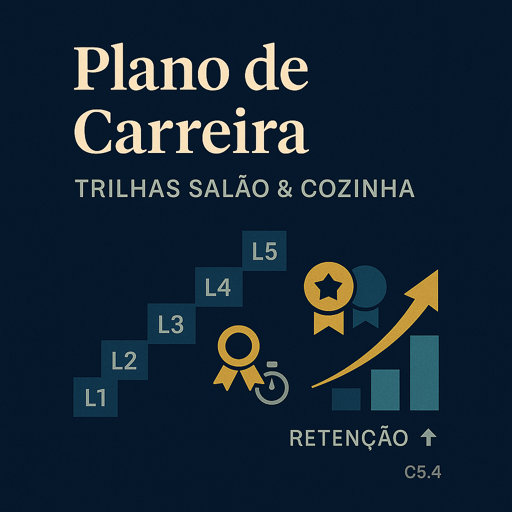 plano de carreira restaurante