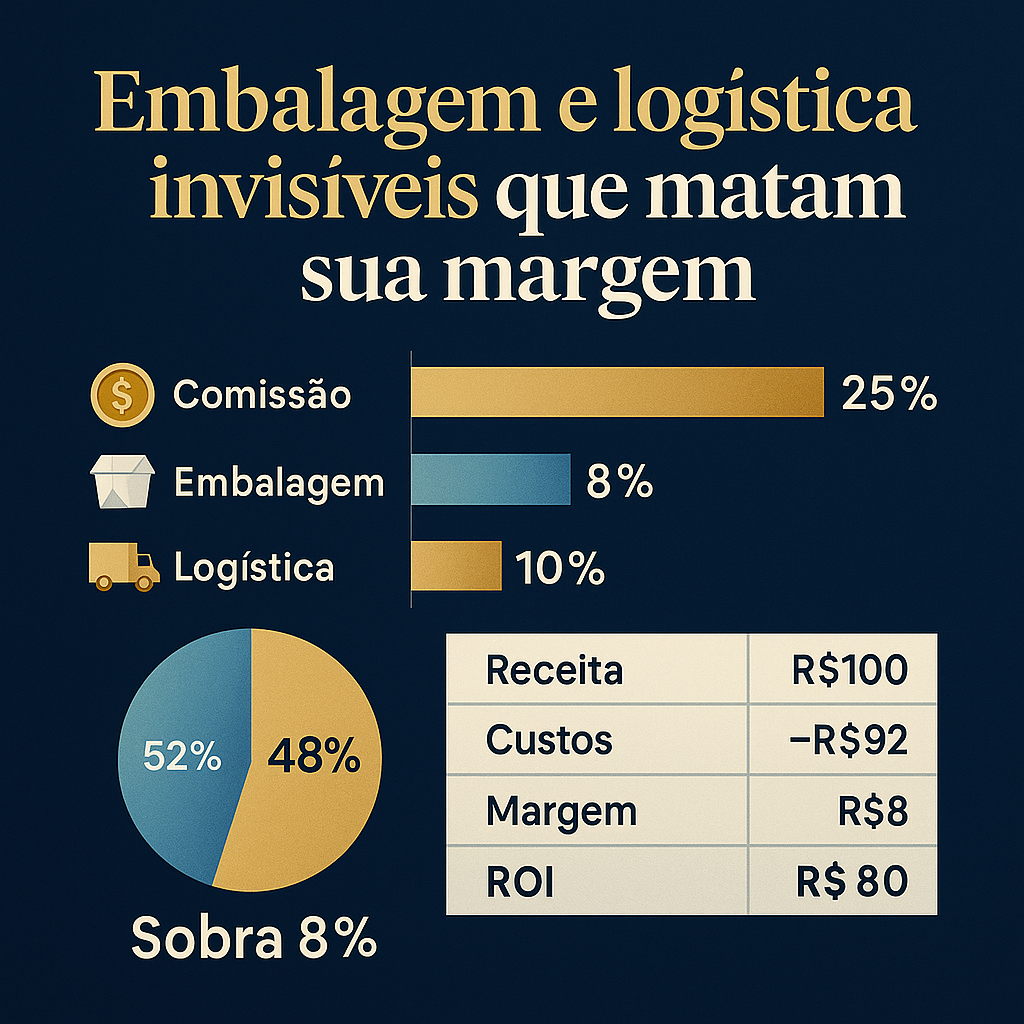 logística restaurante custos ocultos